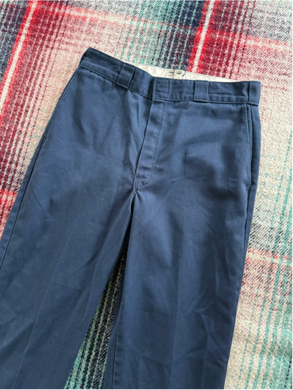 Vintage Dickies Made in USA Blue Work Pants 32x31